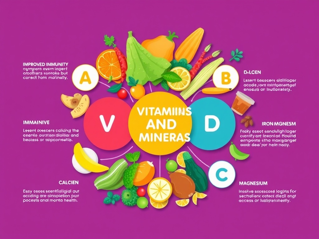 importância das vitaminas e minerais