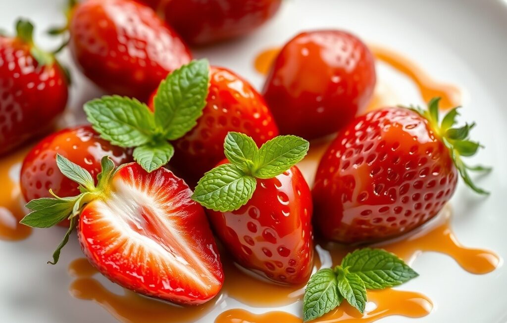 morango caramelisado