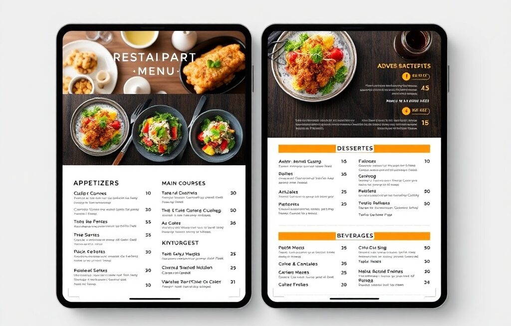 cardápio digital em restaurantes