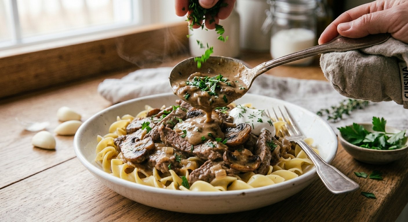 Classic Beef Stroganoff