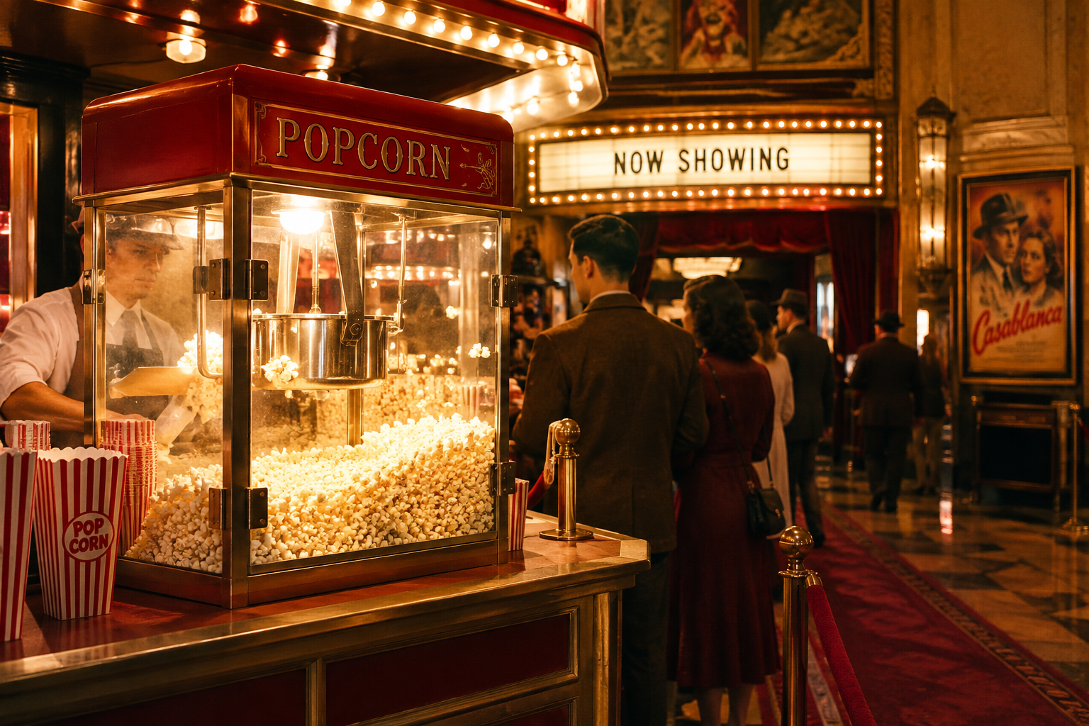 Why Do People Eat Popcorn at the Movies?